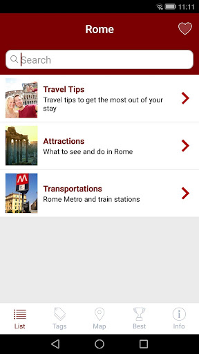 Rome City Travel Guide Screen 3