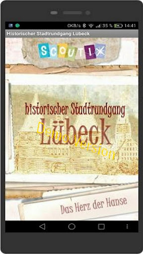 Android application Lübeck, Demo Historischer Stad screenshort