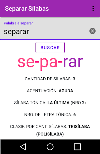 Separar Sílabas