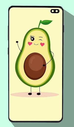 Cute Avocado Wallpapers Screen 2