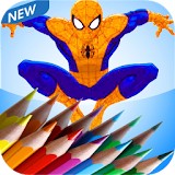 spiderMan Coloring icon