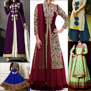 Fancy Anarkali Kurti Dresses Salwar neck Designs 26 Icon