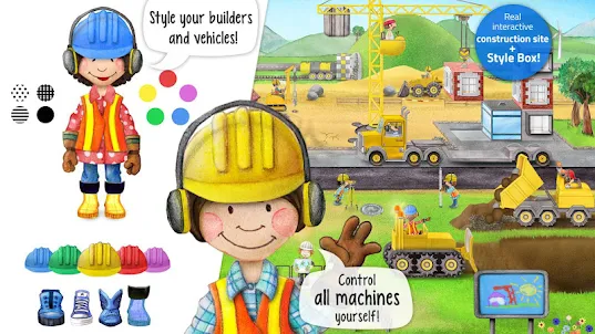 Tiny Builders: Crane, Digger, Bulldozer for Kids