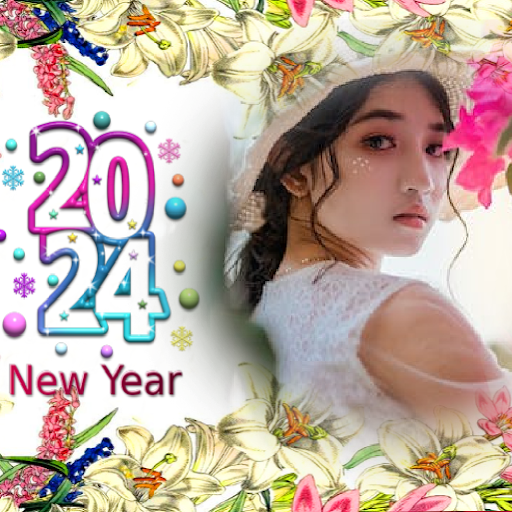 Happy New Year 2024 Frame Screen 3