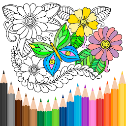 Imagen de ícono de Libro de colorante los adultos