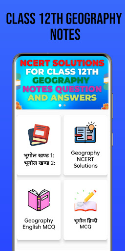 Android application Class 12th Geography Notes screenshort