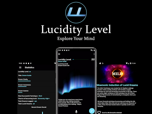 Android application Lucidity Level screenshort