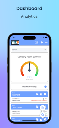 Nanoprecise Mobile App Screen 3