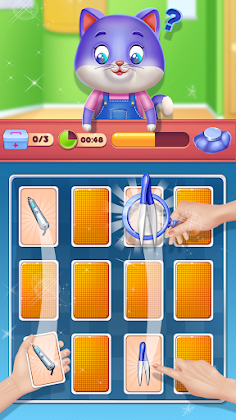 cute pet clinic with mini game - Screenshot 2