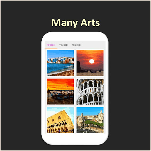 Android application Color by Number - venice screenshort