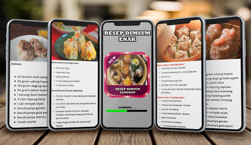 Various complete dimsum recipes