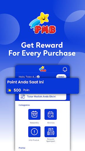 Android application PMB Toys Reward screenshort