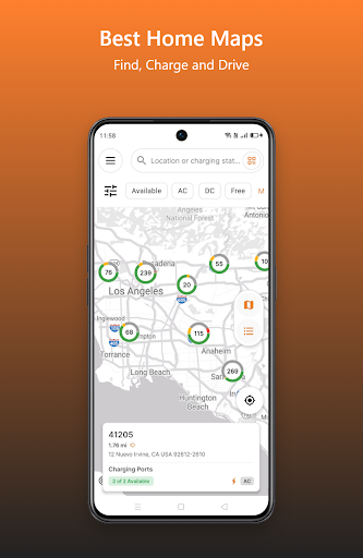 Android application EvGateway screenshort