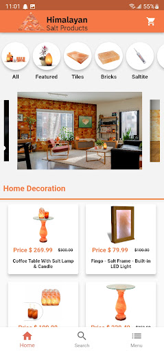 Android application Himalayan Salt Products screenshort