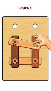 Nuts & Bolts Game: Wood Puzzle 1