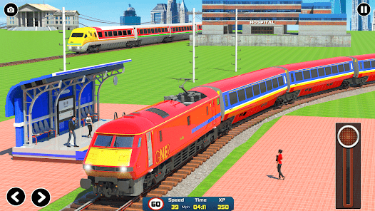 Indian City Euro Train Racing  screenshots 1