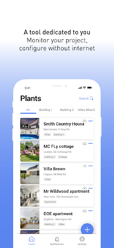 Home + Project Screen 2