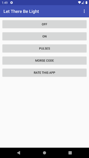 Android application Let There Be Light screenshort