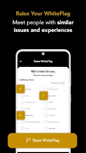 WhiteFlag Mental Health App