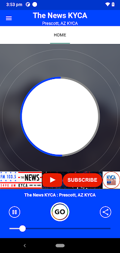 Android application KYCA Radio screenshort