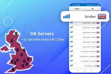 Imágen 2 VPN del Reino Unido android
