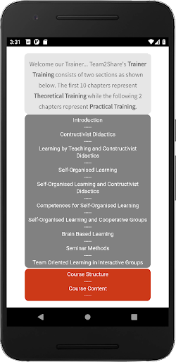 Team2Share – Trainers Screen 3