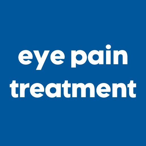 Eye pain treatment logo