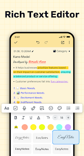 Catatan Mudah – Notebook, Notepad MOD APK (VIP Tidak Terkunci) 3
