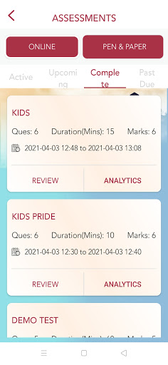 Educate 360 Screen 2