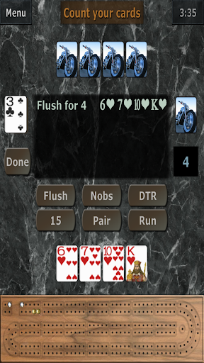 Android application GrassGames' Cribbage screenshort