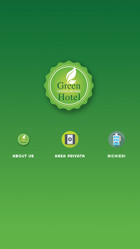 Android application Metodo GreenHotel screenshort