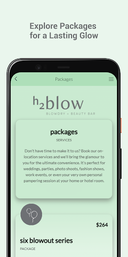 h2blow blowdry + beauty bar Screen 3
