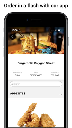 Android application Burgerholic screenshort