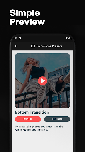 Alight Motion Transitions Pres Screen 3