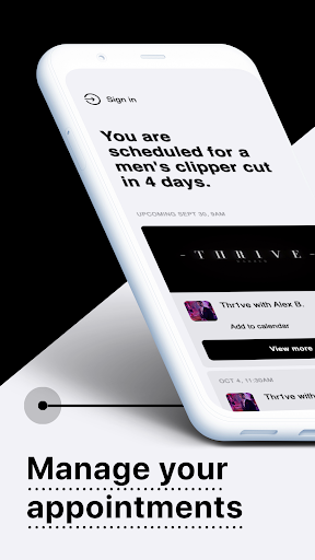 Thrive Barber Screen 2