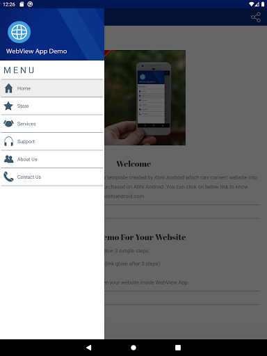 Ultimate WebView App Demo