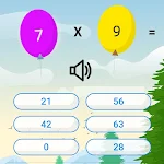 Cover Image of Télécharger multiplication table balloons  APK