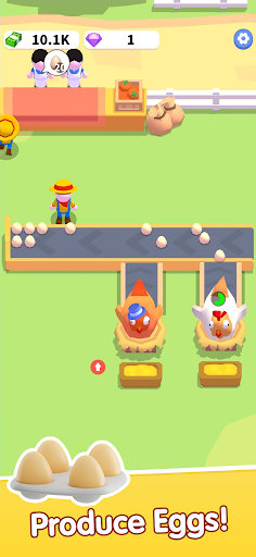 Android application My Egg Farm: Idle Game screenshort