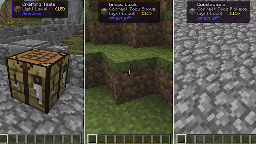 Item Info Mod for Minecraft PE