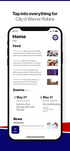 Android application City of Warner Robins, GA screenshort