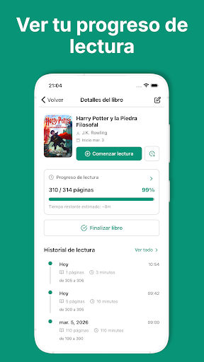 Bookyno - Diario de Lectura screenshot 2