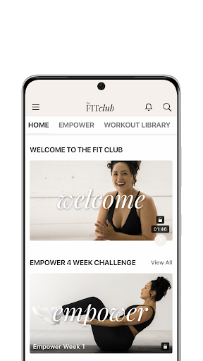Android application The Fit Club screenshort