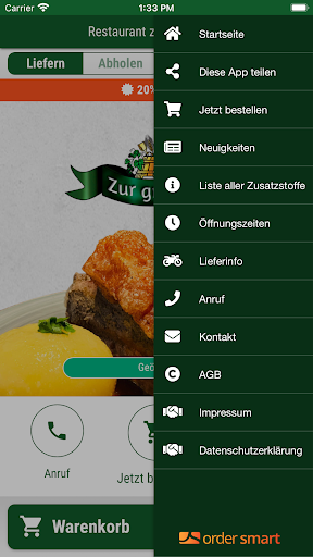 Restaurant zur Grünen Au Screen 3