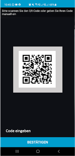 Android application identity Reader screenshort