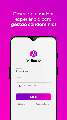 Android application Villaro screenshort