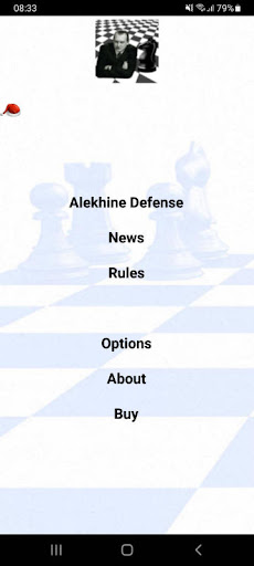 Android application Chess Alekhine Defense screenshort