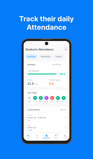 Android application The Intelli School screenshort