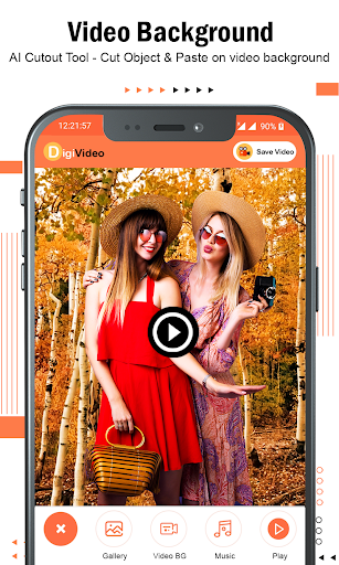 Video Background with Music Screen 2