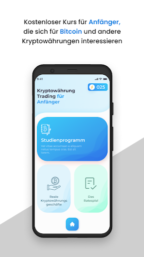 Android application Kryptowährung Trading für Anfä screenshort