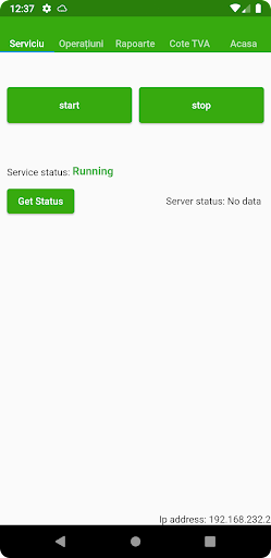 IsFiscalService Screen 2